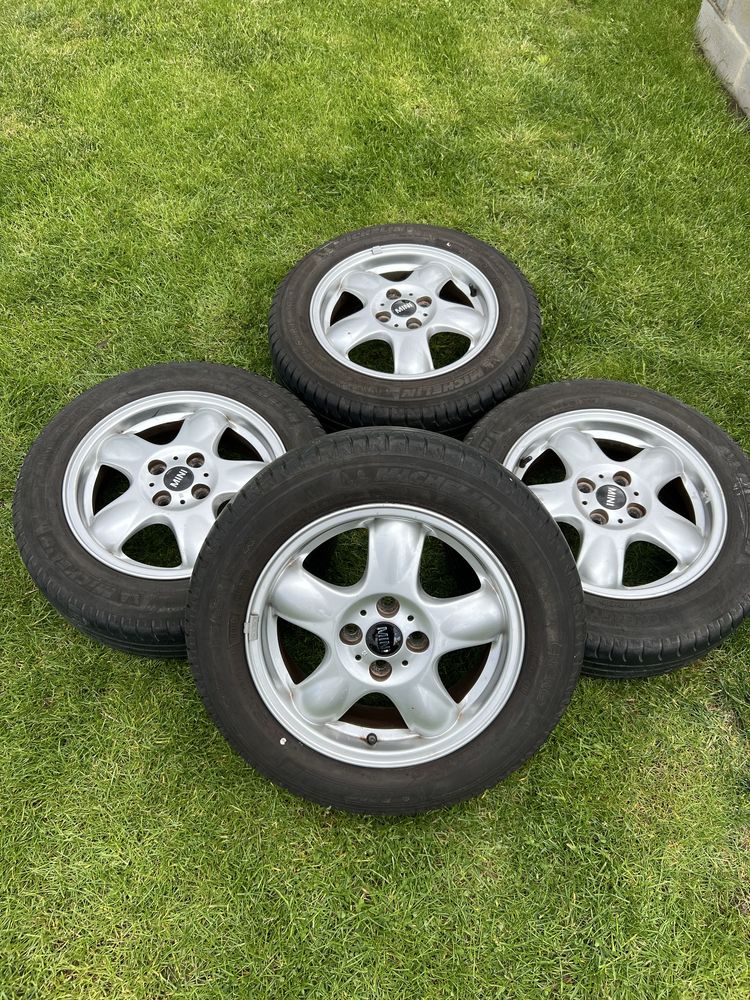Диски, титани, резина, MINI 4/100., 175/65/15 Michelin