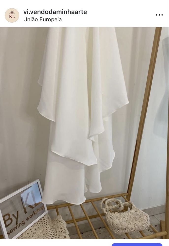 Blusa jatobà branca , ecologicamente produzidas , peças artesanais