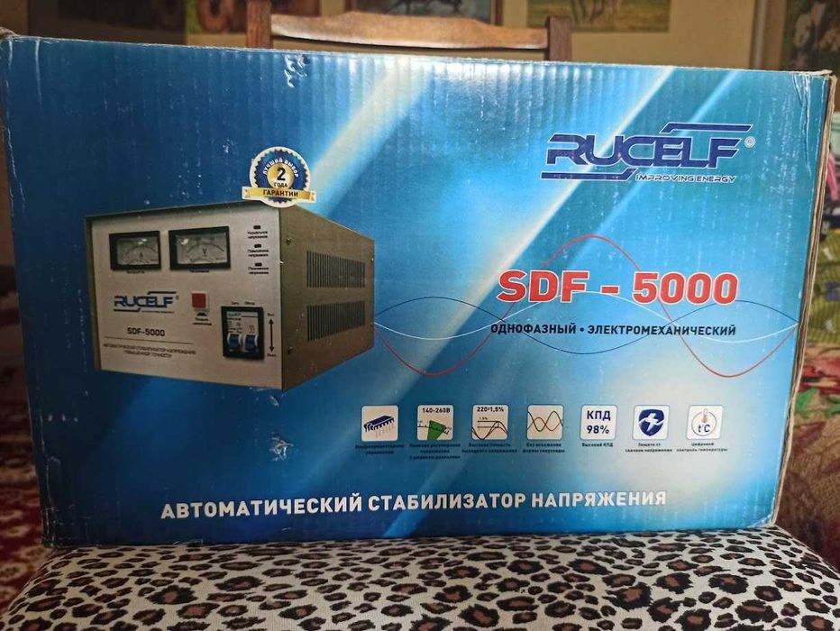 Автоматичний стабілізатор напруги SDF-5000, 5кВт НОВИЙ
