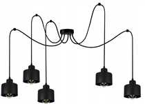 Lampa wisząca sufitowa żyrandol pająk loft edison