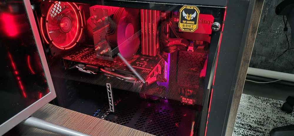 Материнська плата Аsus B450+raizen 52600+ RX570/ 8gв комплект.
