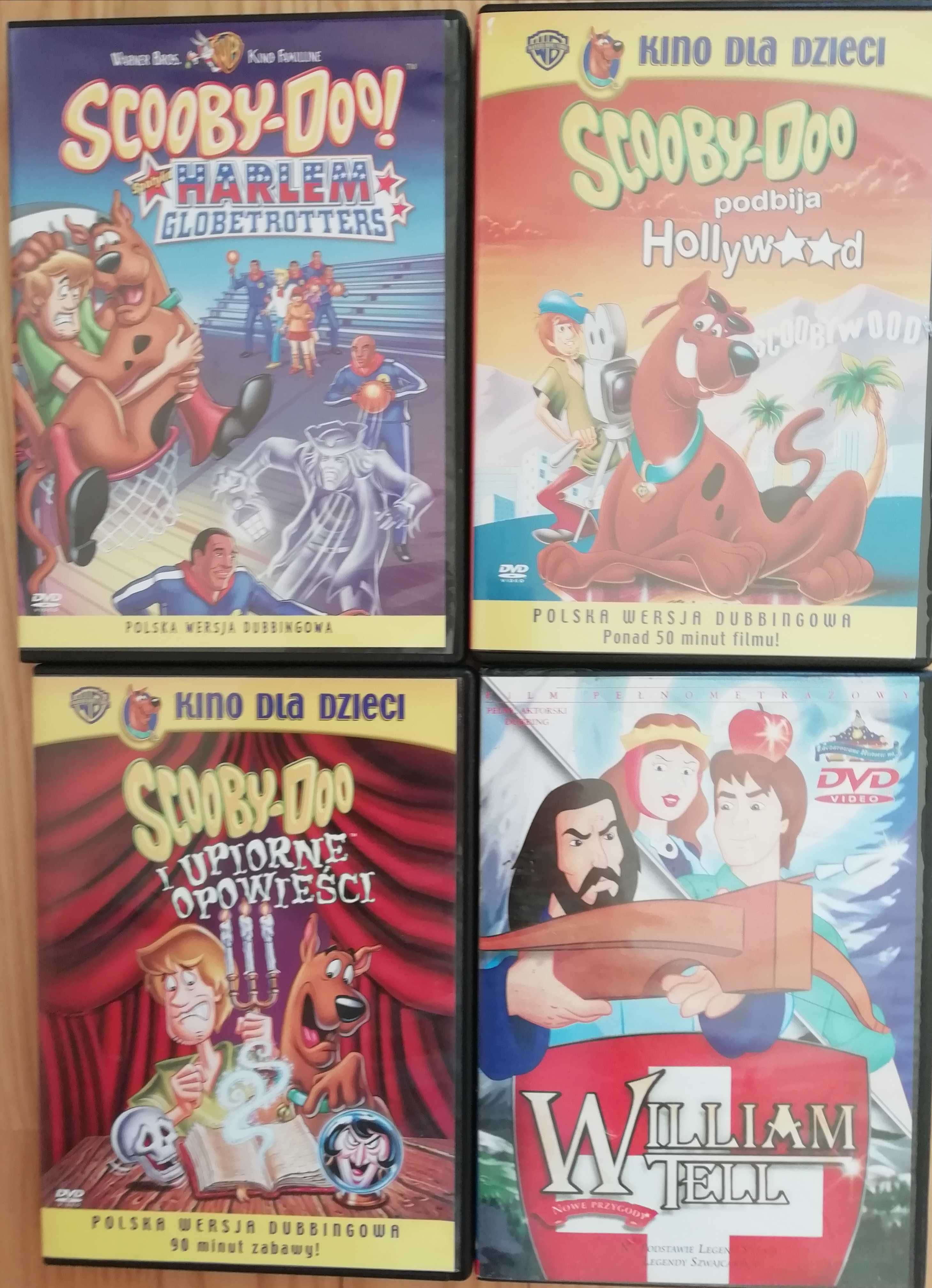 13x BAJKI na DVD SCOOBY-DOO, Auta, Miś Benjamin ZESTAW