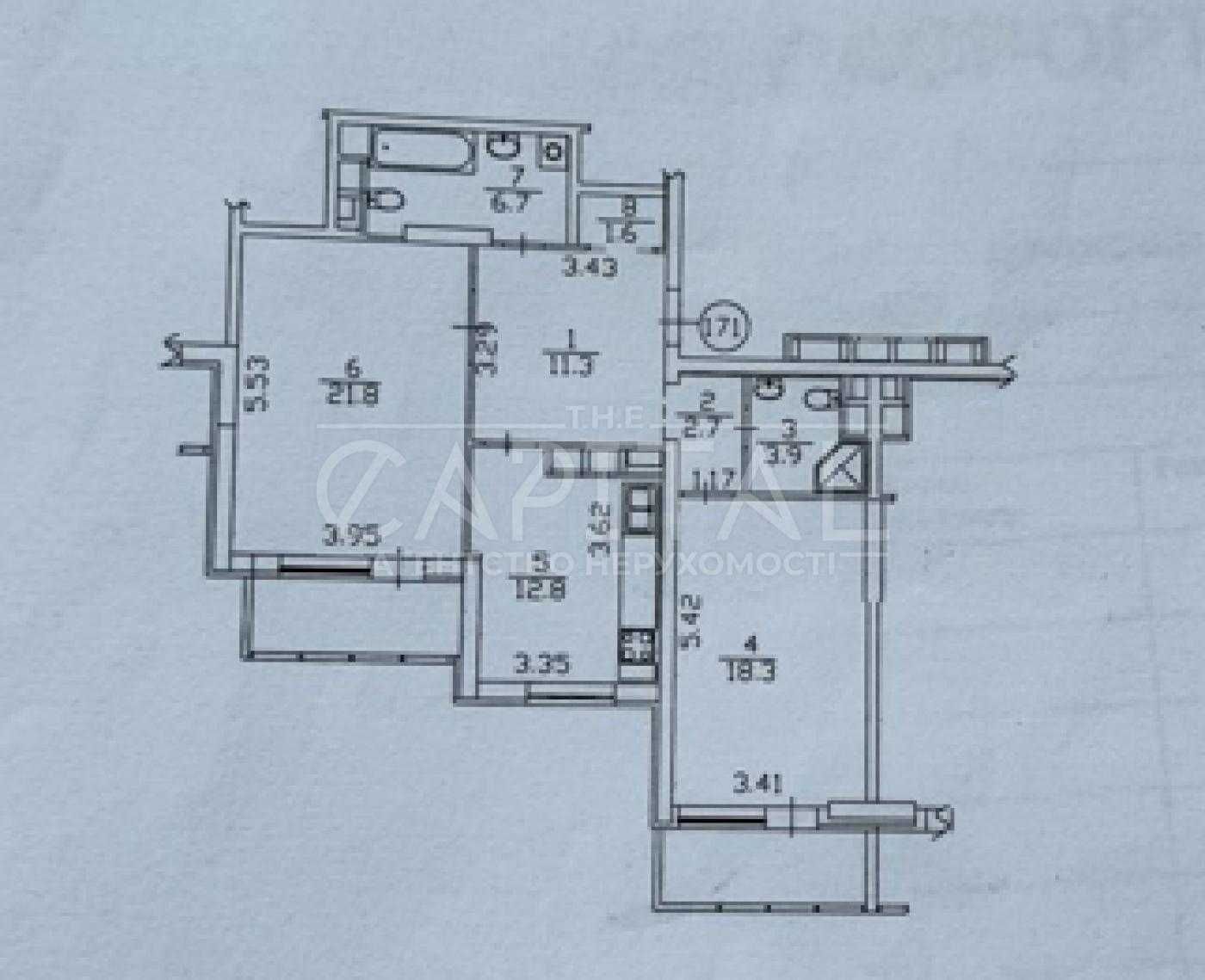 Продам 2кім квартиру в ЖК Лазурний Блюз, м.Лівобережна, Туманяна 15а