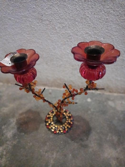 Castiçal para 2 velas
