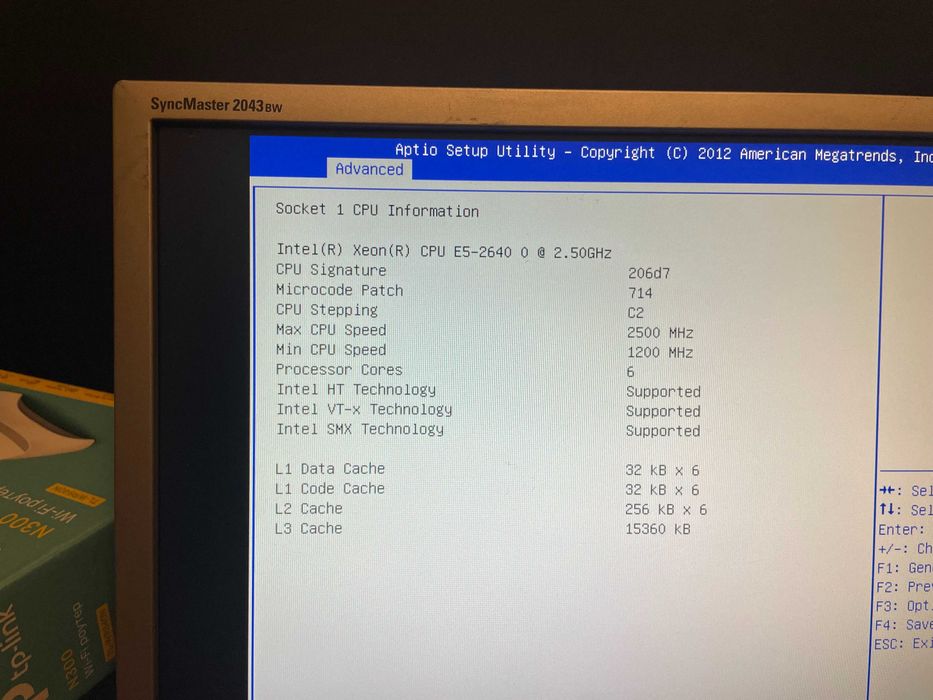 Сервер Server 1U Supermicro 6017R-WRF X9DRW-iF E5-2640  32Gb