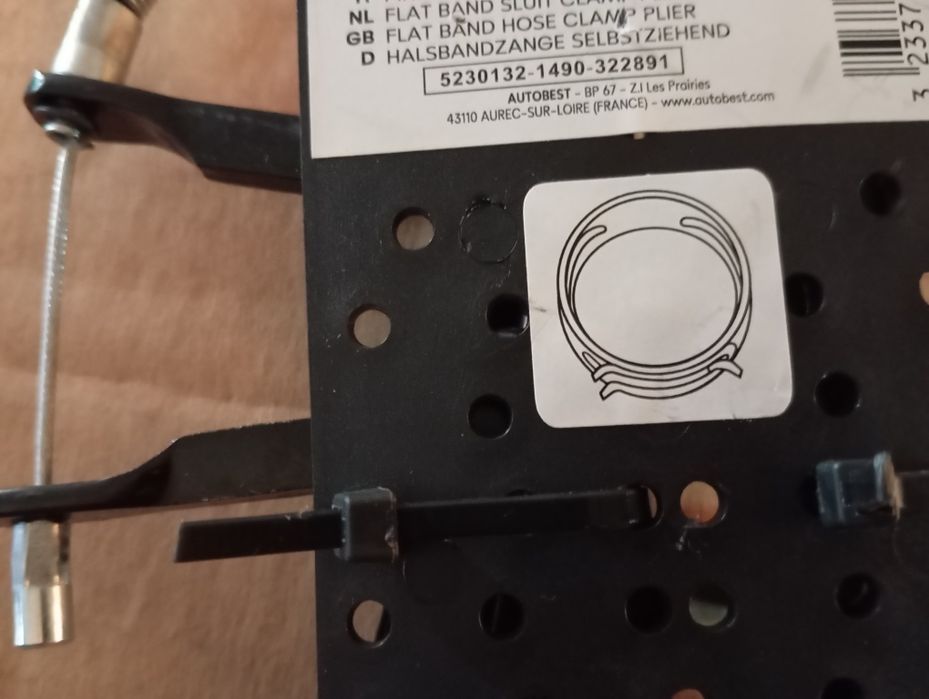 Alicate de abraçadeiras auto