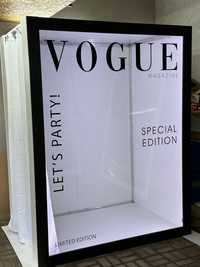 Fotobox photo magazine vogue wedding