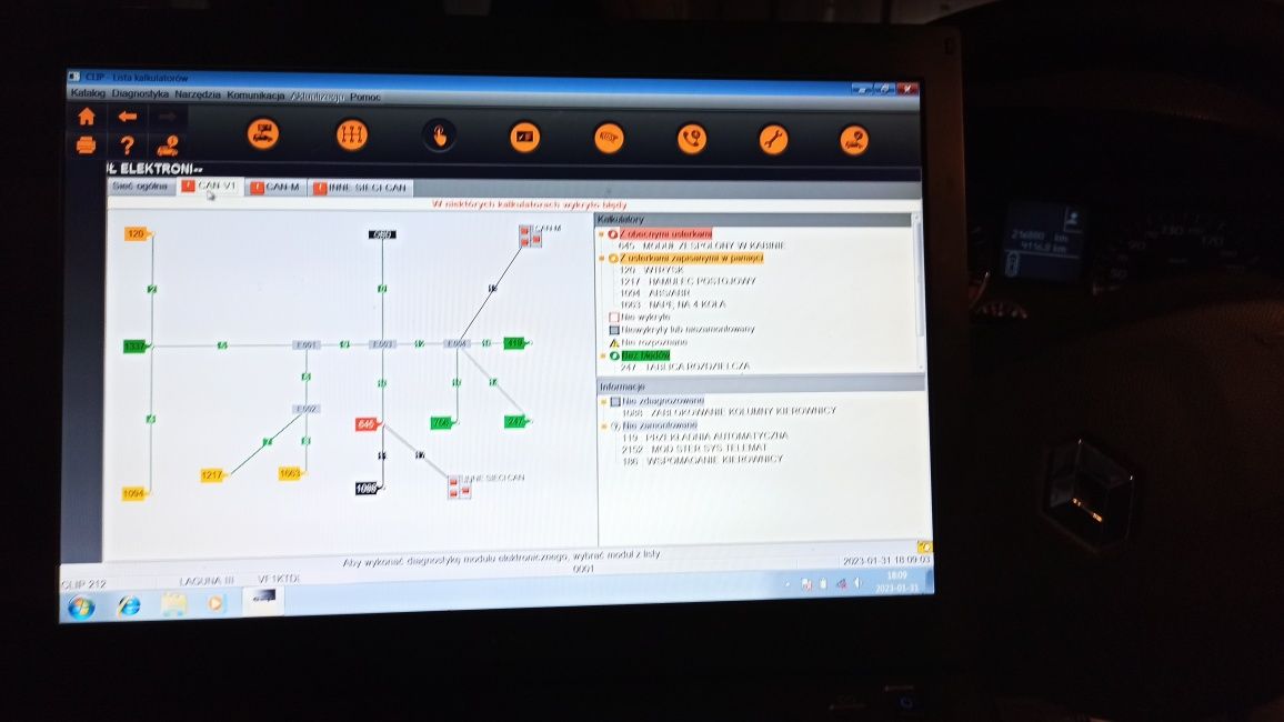 Can Clip oprogramowanie do sondy Renault