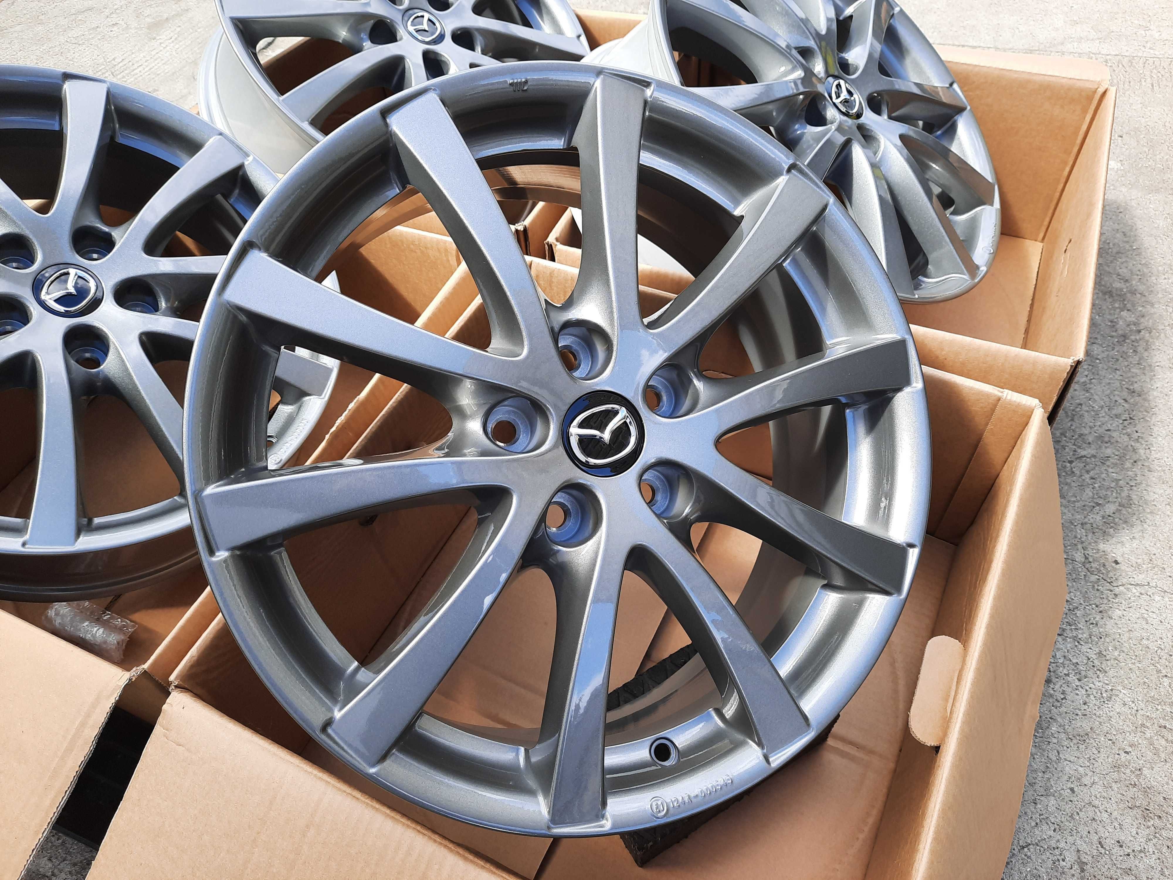 Alufelgi MAZDA 18 NOWE 5x114,3 MPV 3 5 6 CX-3 MX-5 MX-6 INNE! GRAFIT