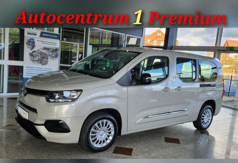 Toyota Proace City Verso Polski salon 130KM Long 7foteli Perfekcyjny stan MOŻLIWA ZAMIANA