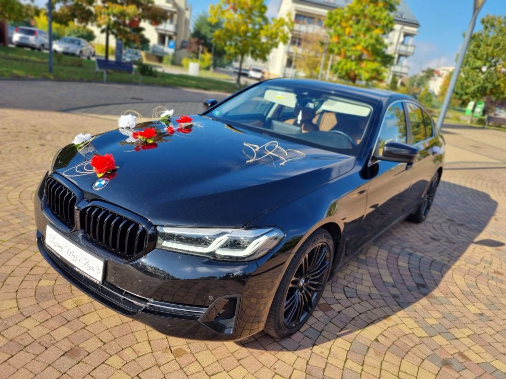 Auto do ślubu BMW 5 G30 wynajem