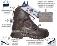 Берці haix Boots Combat High Liability Male brown Німеччина, оригінал