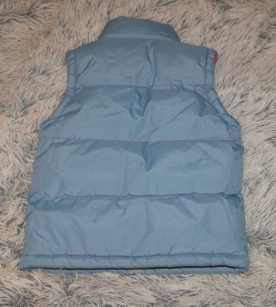 Bezrękawnik kamizelka niebieska CODE 116 cm