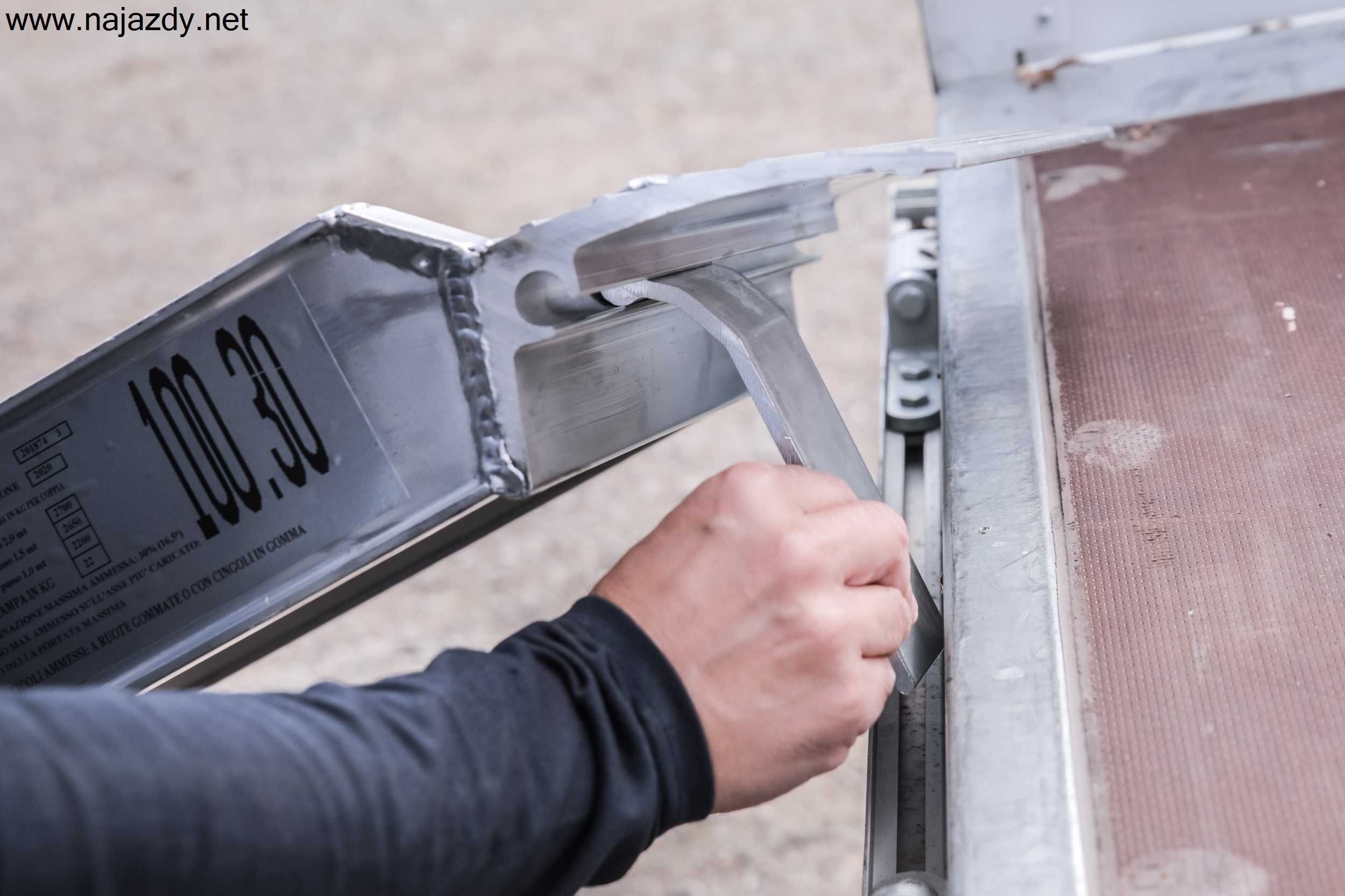 Najazdy Aluminiowe 3m 5,25 t Cert. CE dostępne od ręki