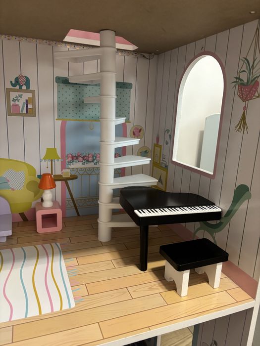 Domek dla lalek xxl duzy drewniany mamabrum