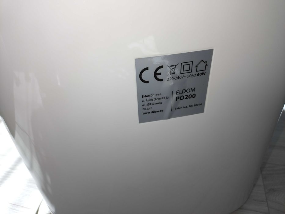 Oczyszczacz powietrza Eldom PO200 HEPA lampa UV jak nowy