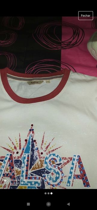 T-shirt de marca salsa mulher