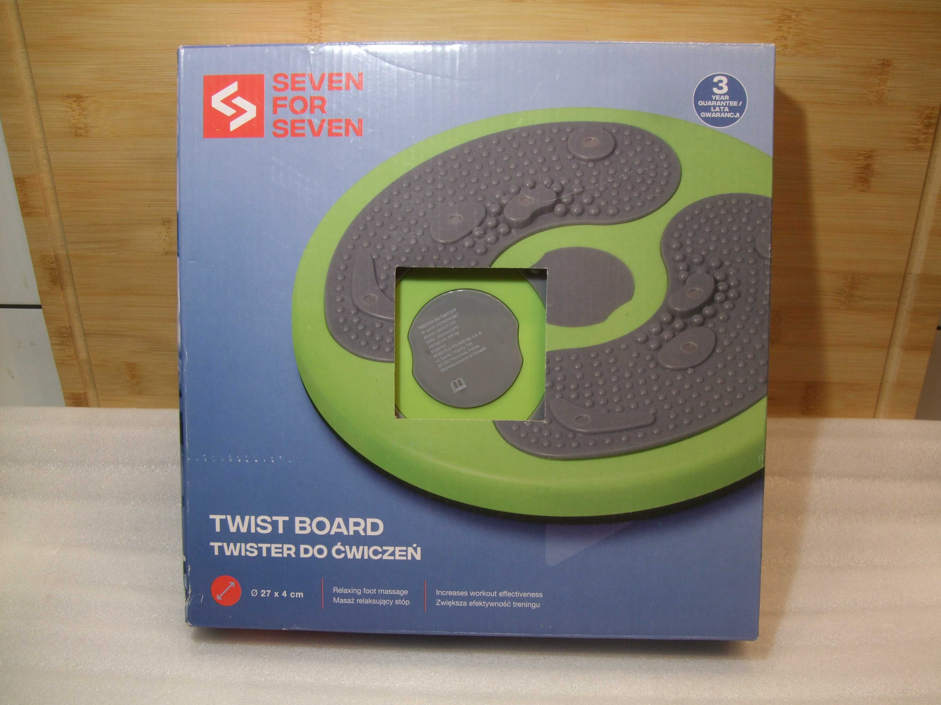 TWISTER DYSK DO ĆWICZEŃ OBROTOWY Masażer Stóp Magnesy Fitness 27x4 cm