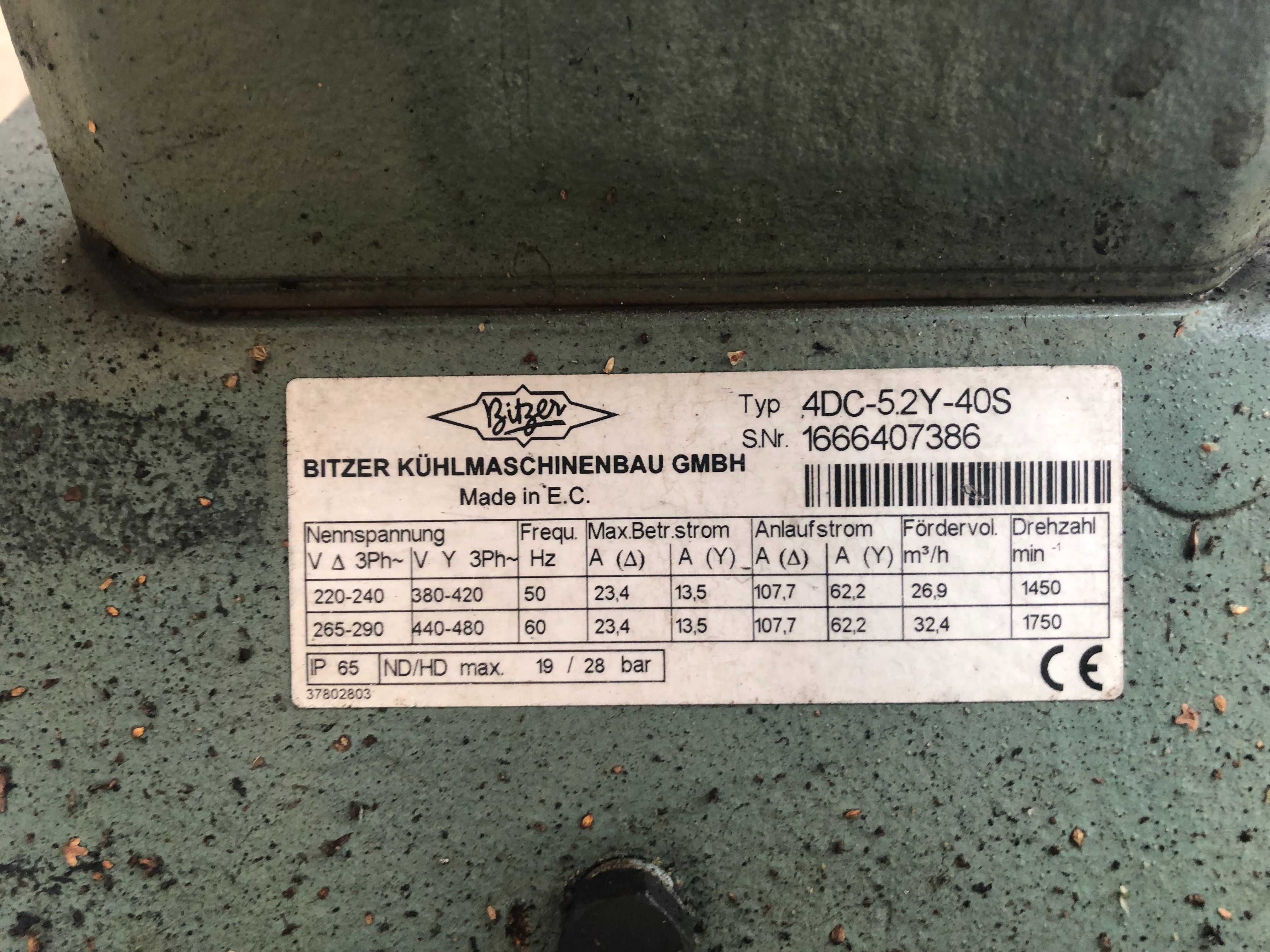 Sprężarka agregat Bitzer   4DC-5.2Y-40S +Tecno CKP-452-ED