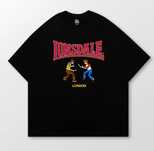 Мужские футболки Lonsdale London Fight spider logo  унисекс лонсдейл