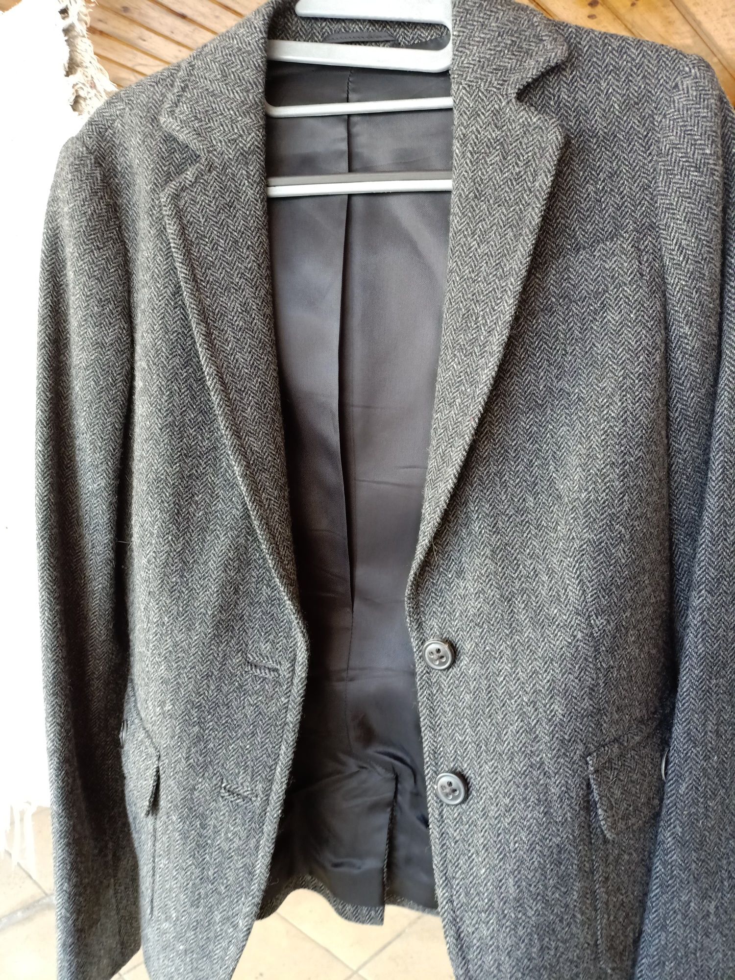 Meio casaco cor cinza