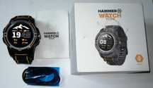 Smartwatch Hammer Watch Plus sprawny zestaw bdb tarcza bez rysek