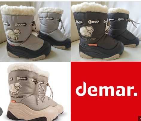 Новые Зимние ботинки Демар. Demar Распродажа сапоги на овчине