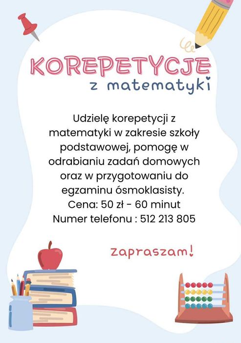 Korepetycje z matematyki