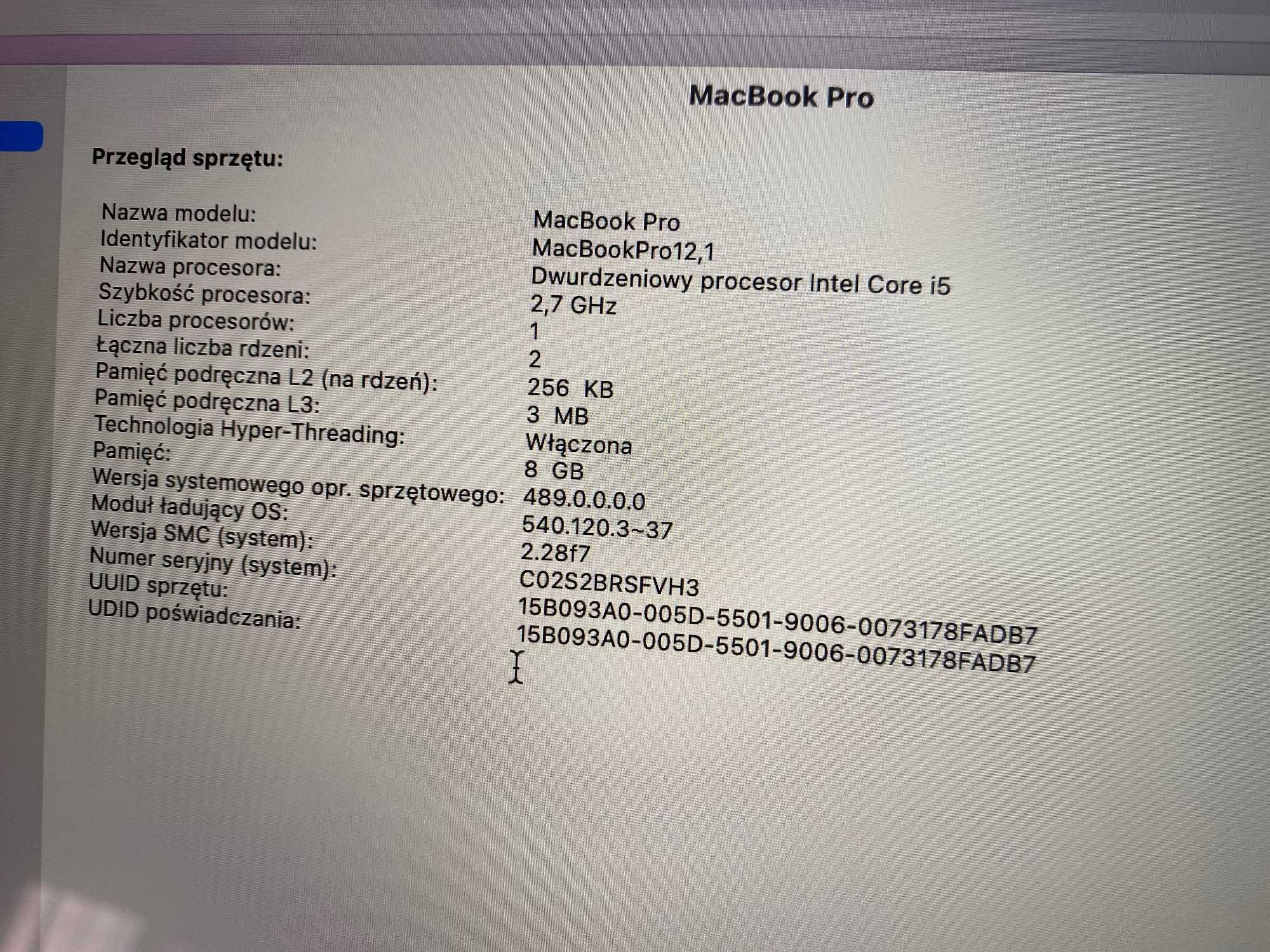 MacBook PRO Retina, 13 cali