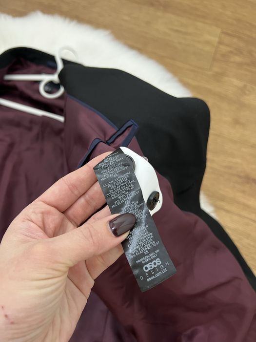 Оверсайз чорний жакет піджак пиджак блайзер батал 50 розмір матовий