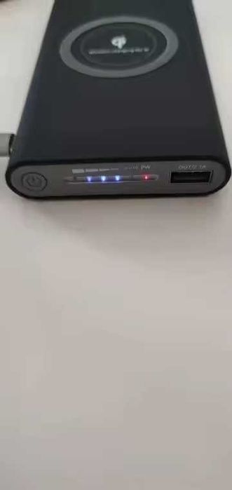 Powerbank 20000mAh com carregamento por indução