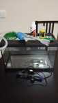 Vendo aquário de 18lt + bomba de tirar água+ rede+ comida e líquido pa