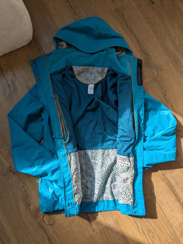 Kurtka przeciwdeszczowa górska wiatrówka Decathlon quechua s