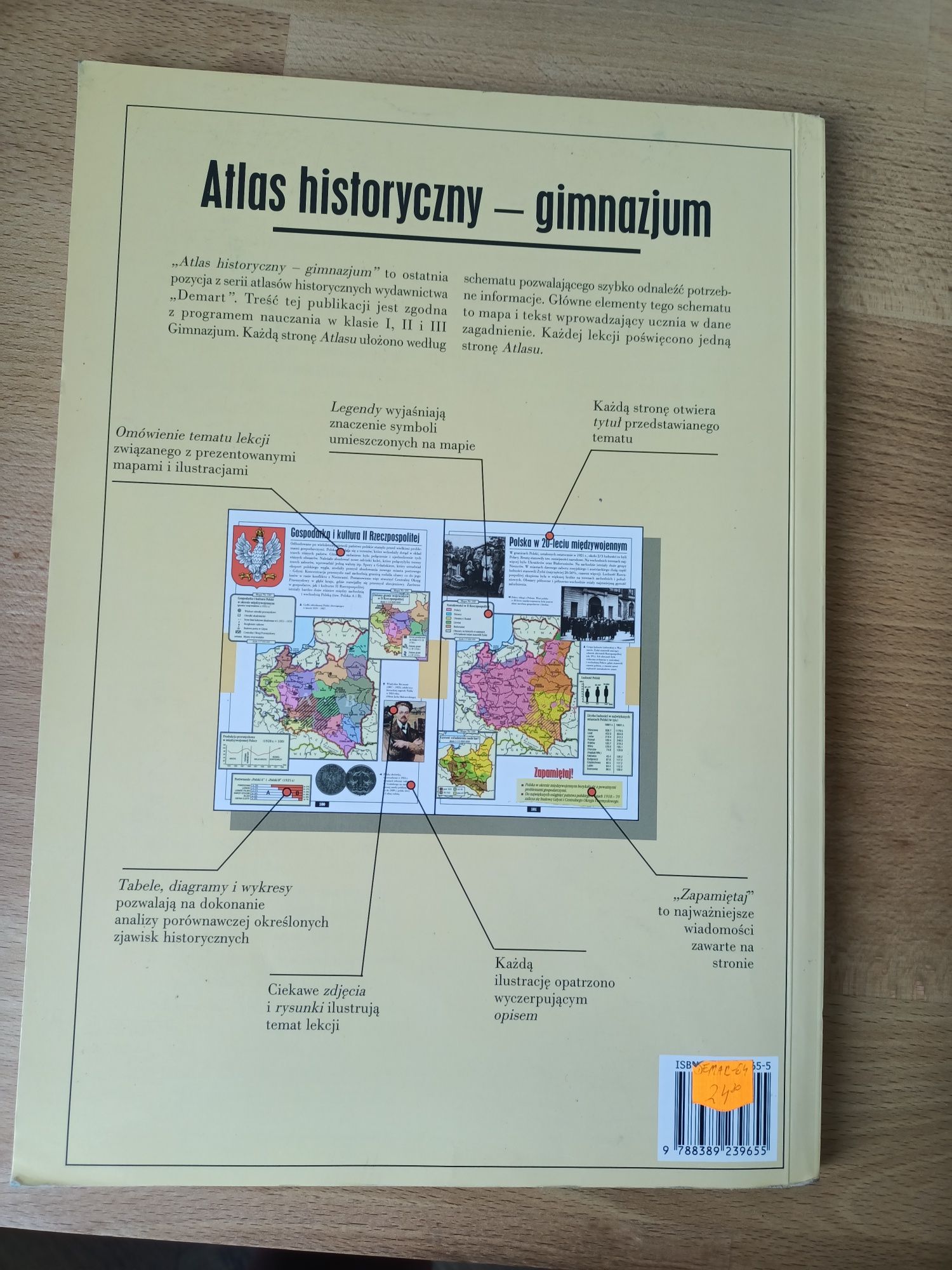 Atlas historyczny dla gimnazjum