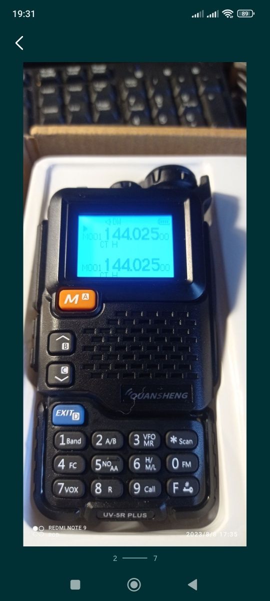 Radio Krótkofalówka Quansheng UV-5r Plus.UV-K5/8 i akcesoria