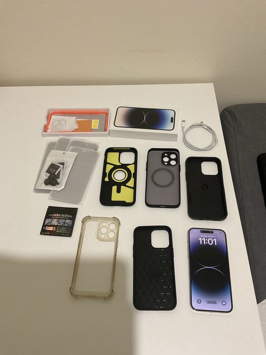 iPhone 14 Pro Max 256GB + capas - como novo (91%)