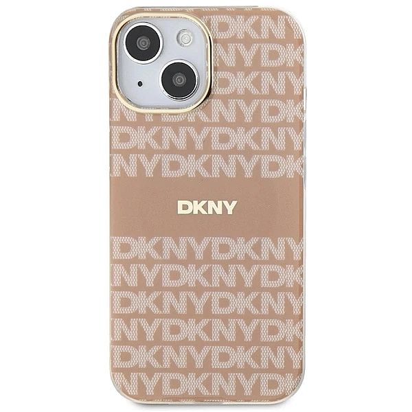 Etui DKNY IML Mono & Stripe MagSafe na iPhone 15 Plus / 14 Plus - różo