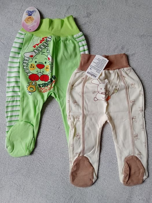 2 x Półśpiochy 74 Nowe półśpioch spodenki