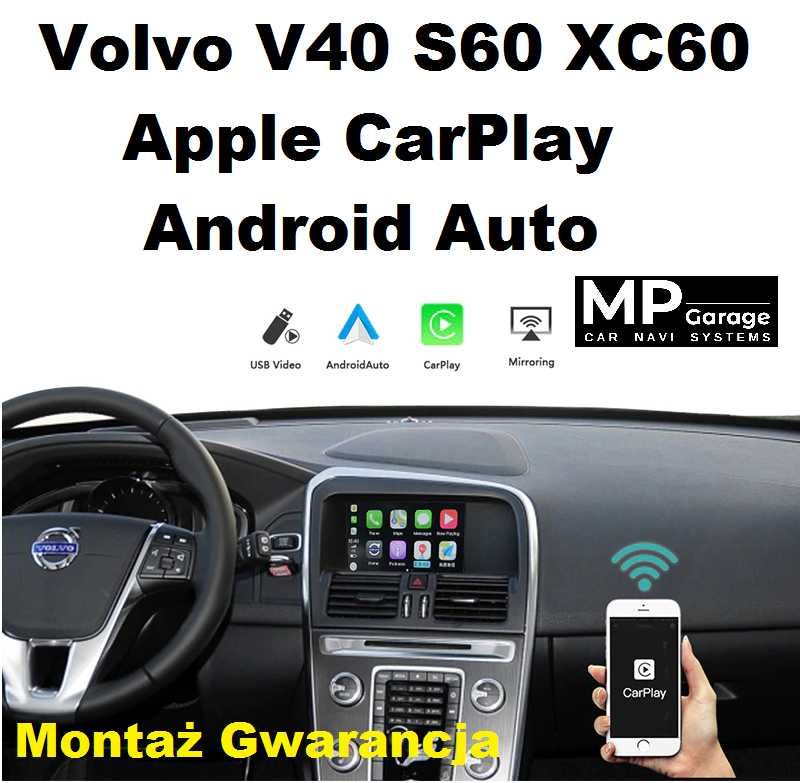 Volvo XC60 S60 V40 Box Apple CarPlay AndroidAuto Montaż Gwarancja!!!