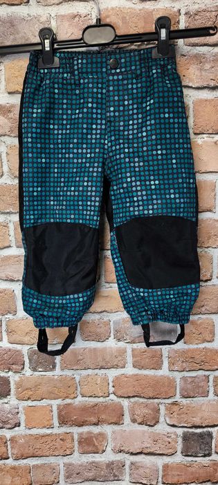 H&m dziecięce zimowe spodnie na gumce ocieplane 92