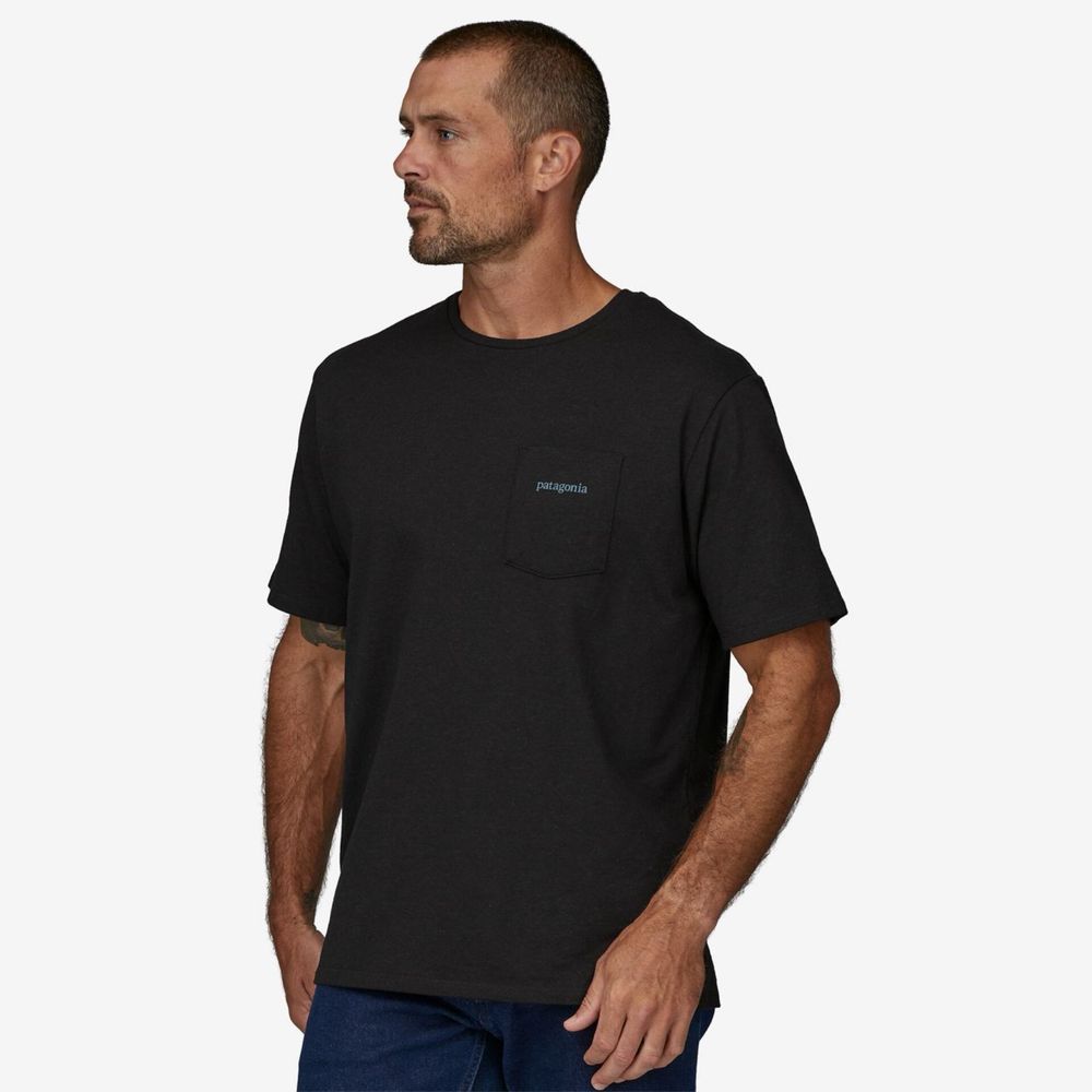 Футболка Patagonia Men's Line Logo Ridge Pocket , INBK38511, L