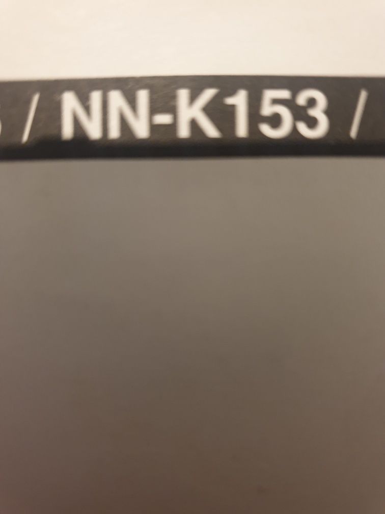 Kuchenka mikrofalowa Panasonic NN-K153, mikrofala, mikrofalówka