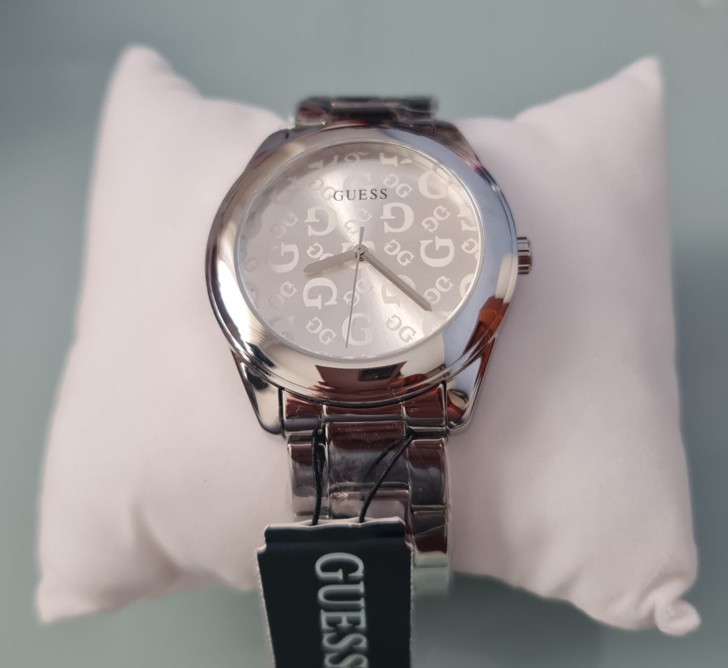 Relógio de quartzo em aço G Mix GUESS Tam. Unico - Prateado - NOVO
Com