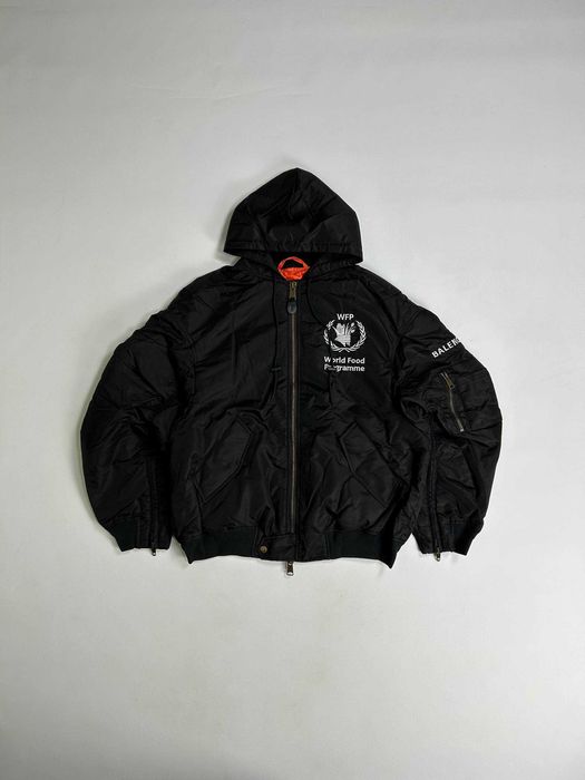 Бомбер Balenciaga чорна куртка черная курточка opium black S L M WFP