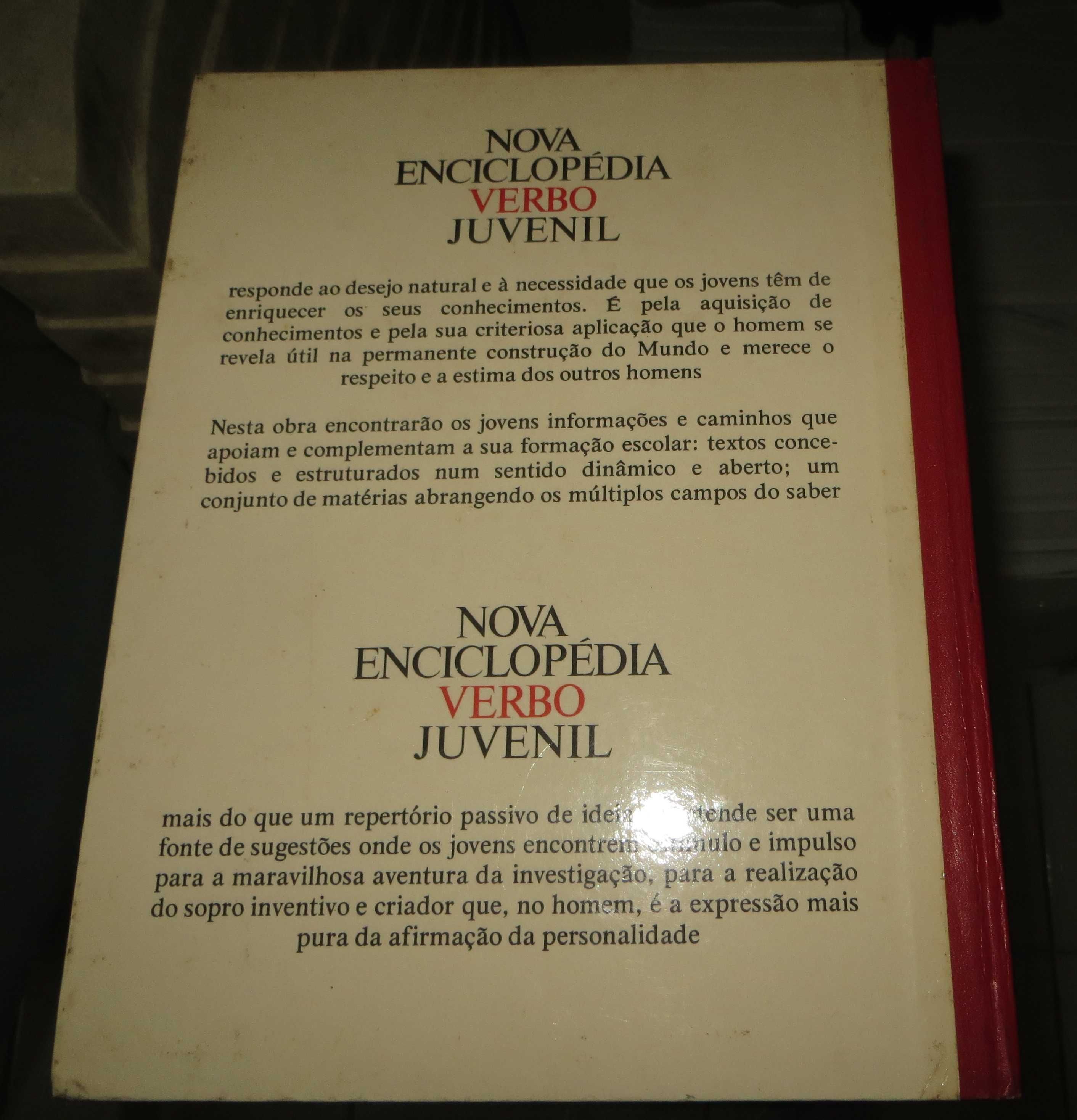 Livro Nova Enciclopédia Verbo Juvenil - 1º volume - 1976