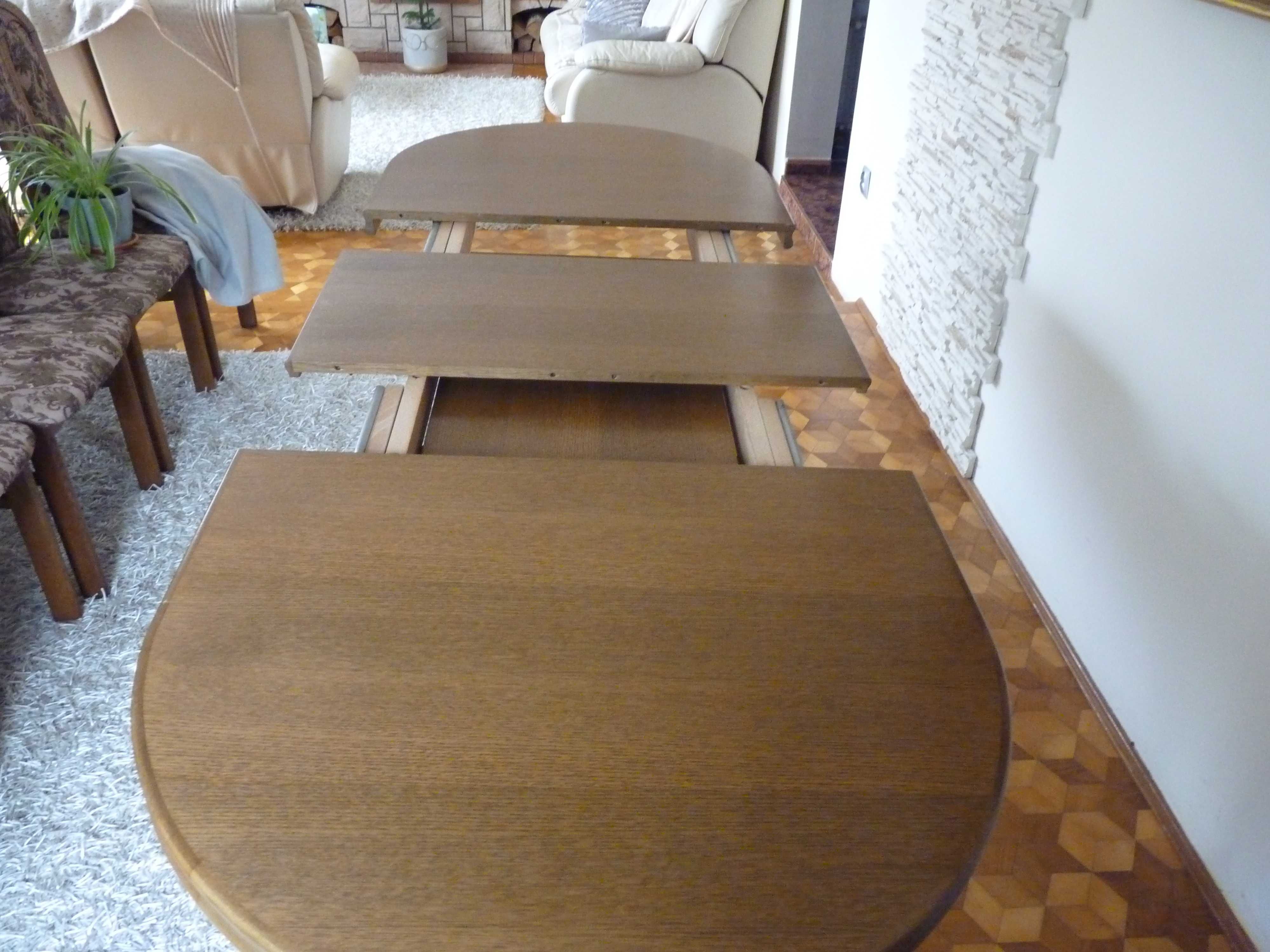 Stół do salonu rozsuwany naturalny dąb