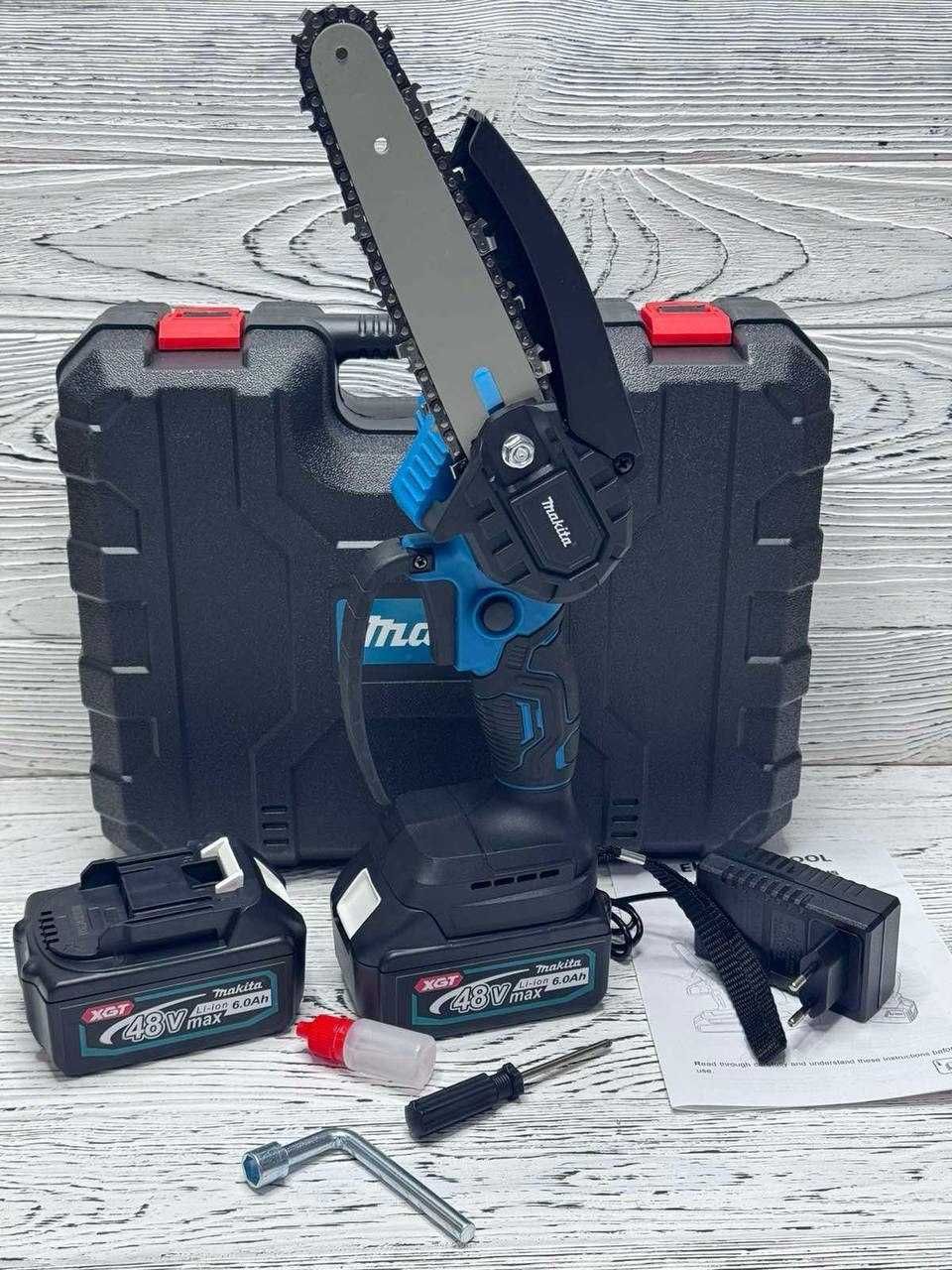 Мини пила аккумуляторная makita 16cm 48v міні пилка  макита