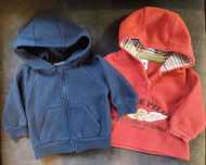 BLUZY BLUZA z kapturem rozm. 68 paka zestaw 2 szt.
