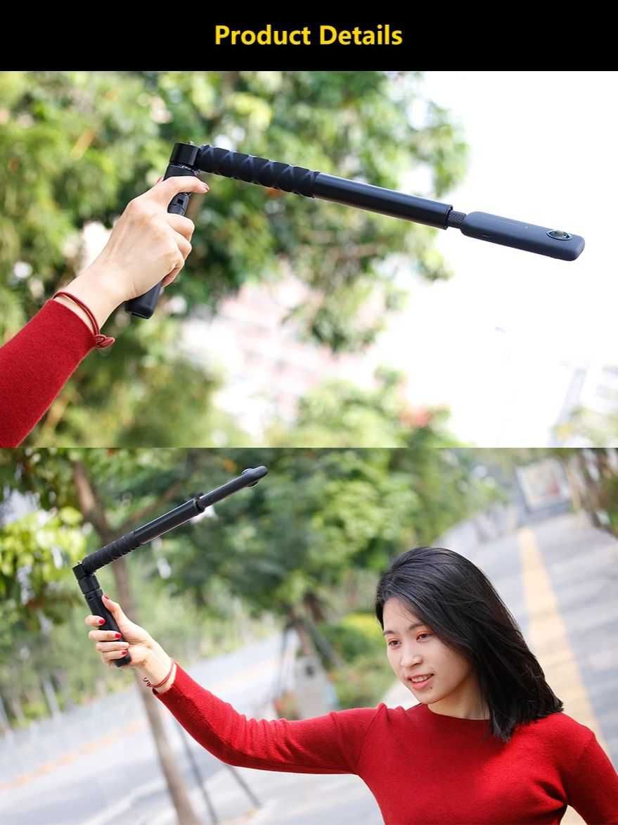 Statyw Stealth Selfie Stick do Insta360 X5 X4 X3 obrotowy