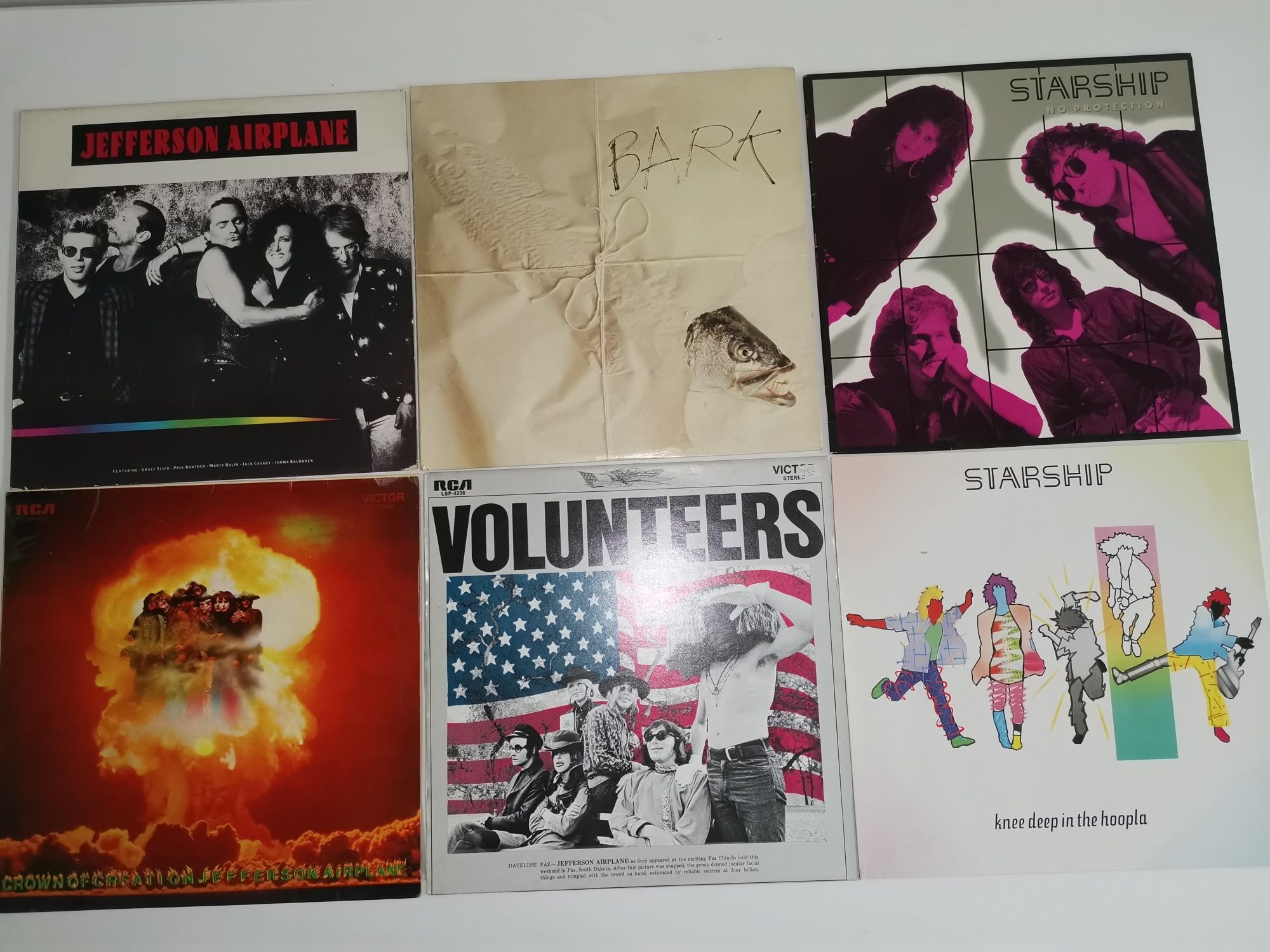 URIAH HEEP e JEFFERSON AIRPLANE (Starship) {discos de vinil}